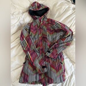 Burton Black and white stripe Jacket